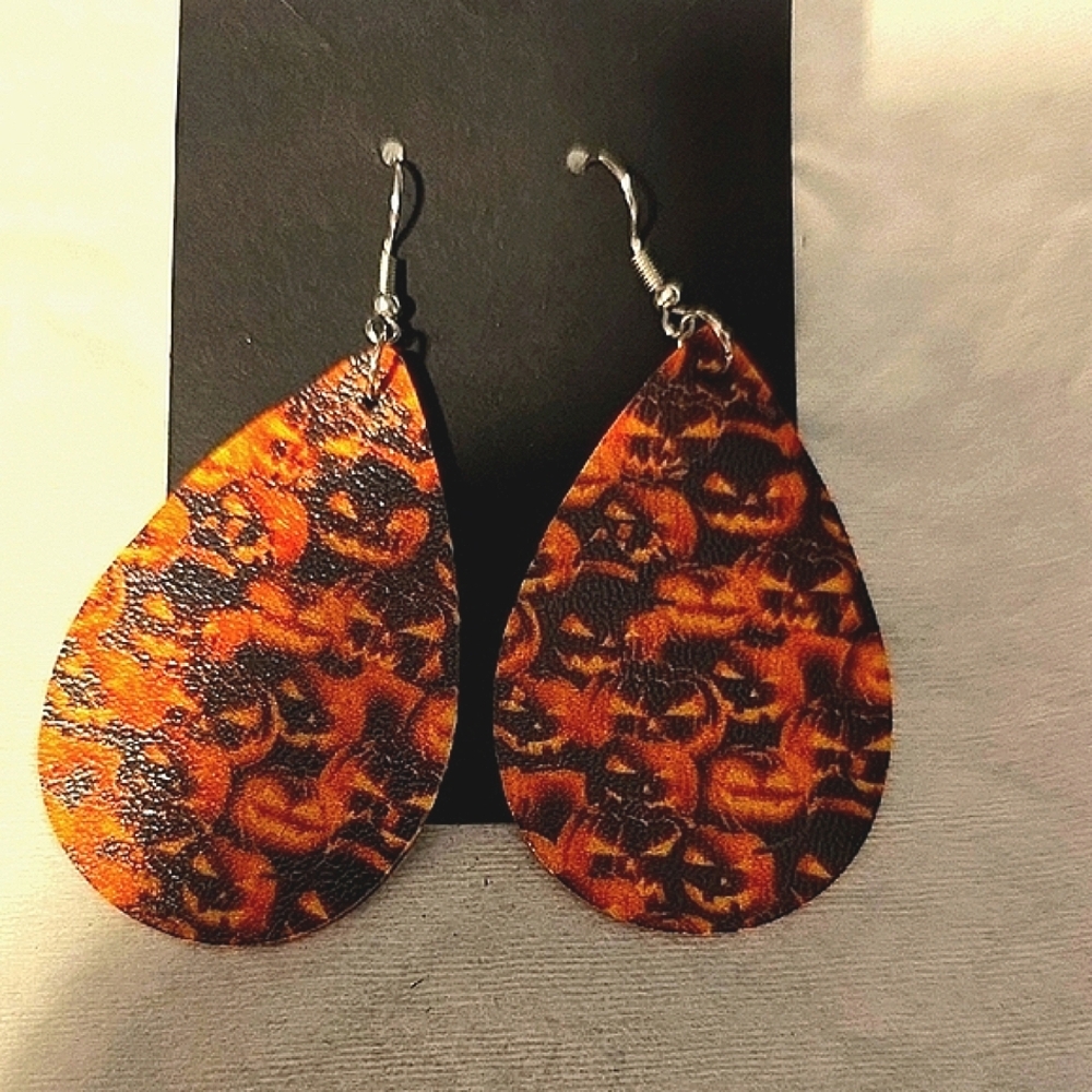 Spooky Pumpkin Earrings
